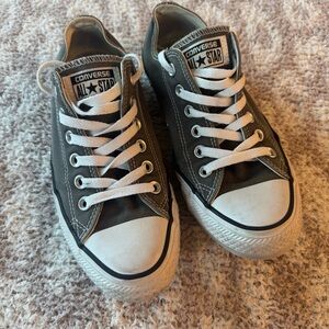 Converse Charcoal Grey All  Star Sneakers
